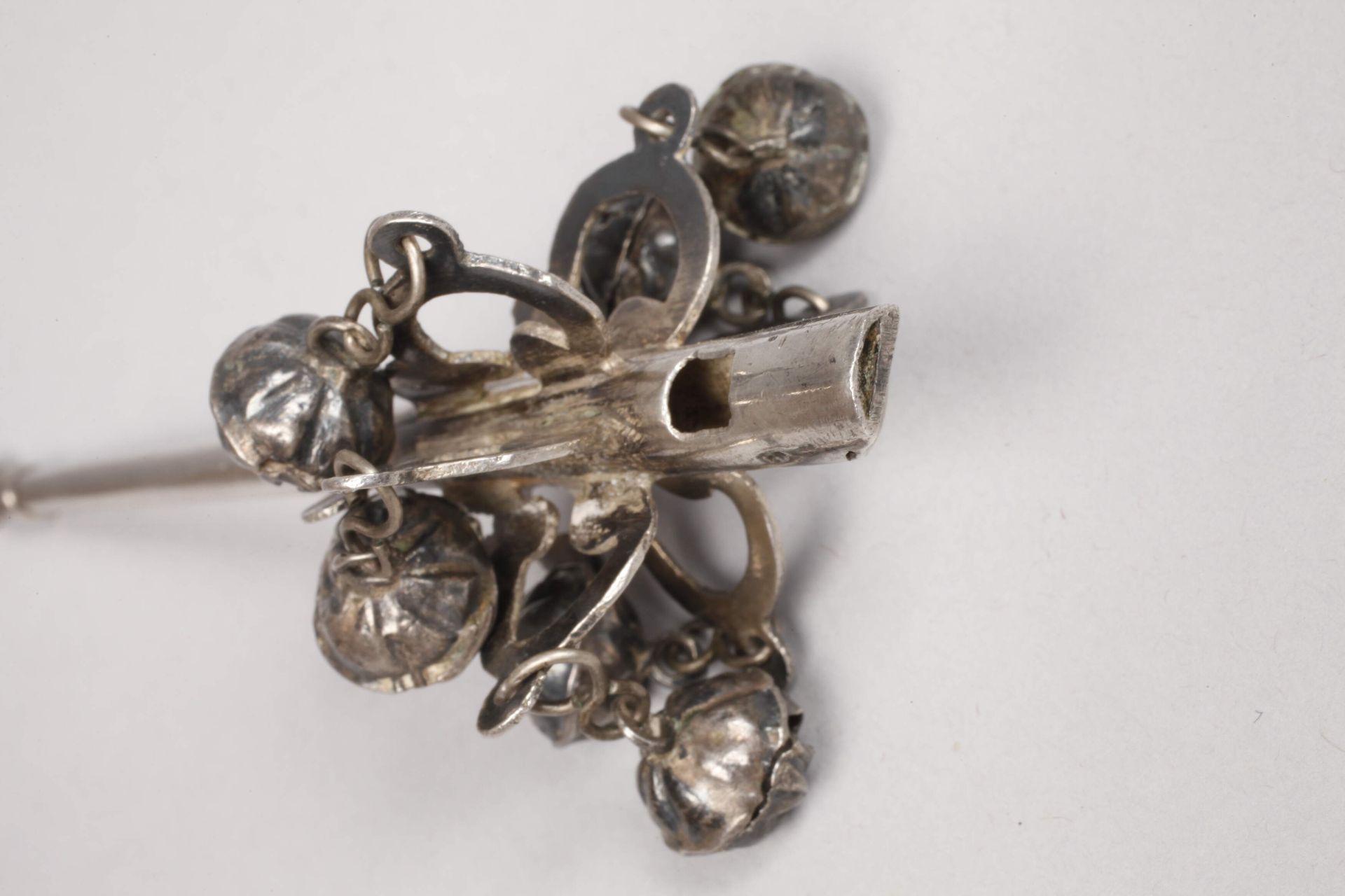 Silver children's rattle Italy - Image 3 of 4
