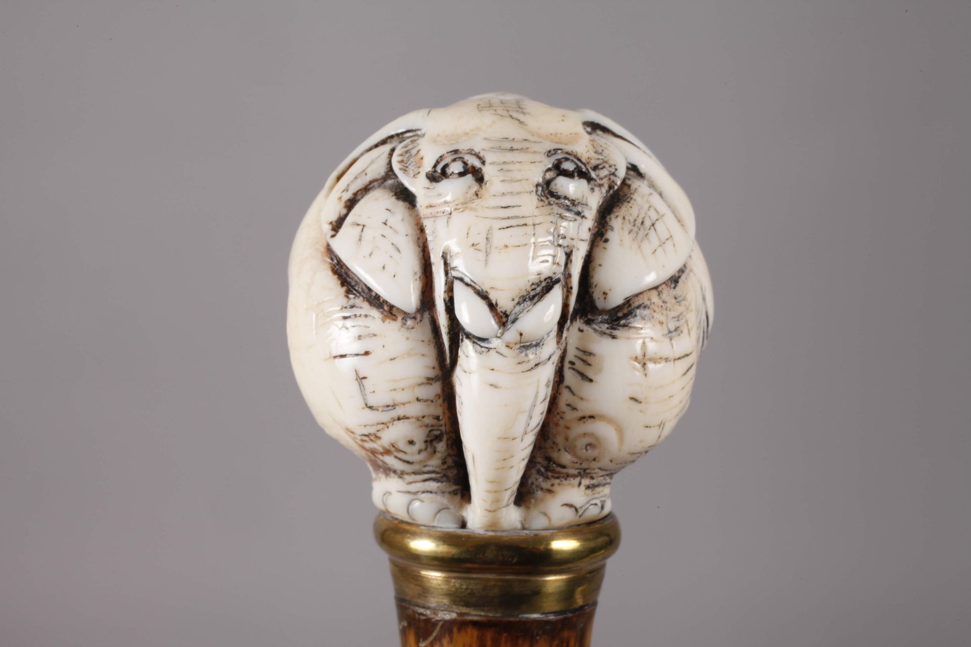 Ivory walking stick - Image 5 of 7