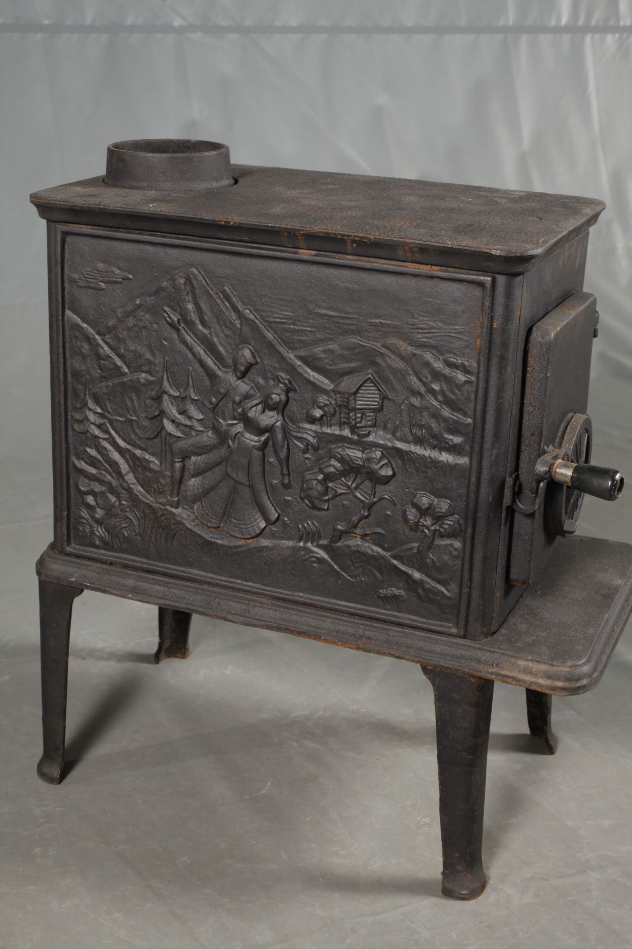 Small cast iron stove Norway - Image 3 of 5