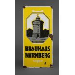 Emailleschild Brauhaus Nürnberg