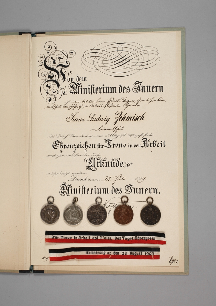 Convolute of Saxon medals