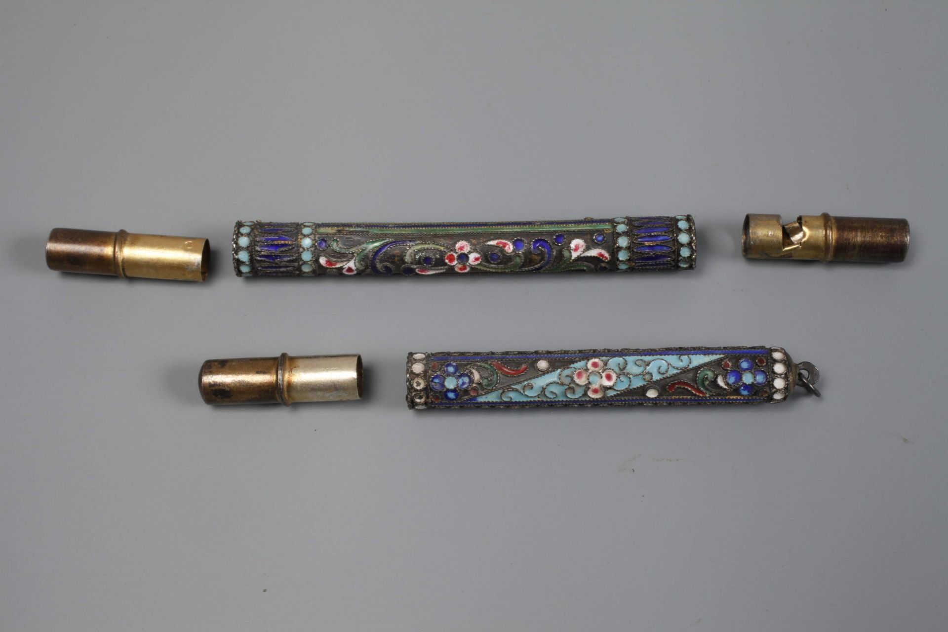 Letter opener and two needle cases Russia - Image 3 of 3