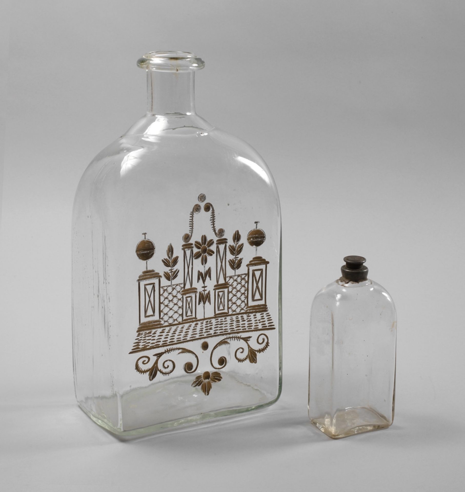 Two baroque bottles