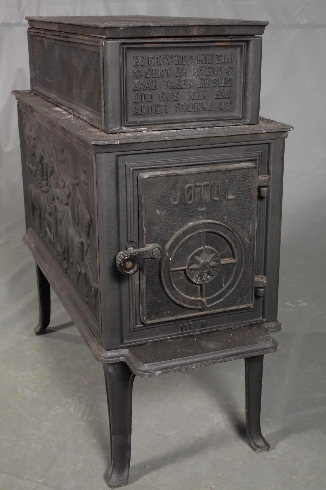 Cast iron stove Norway - Image 2 of 6