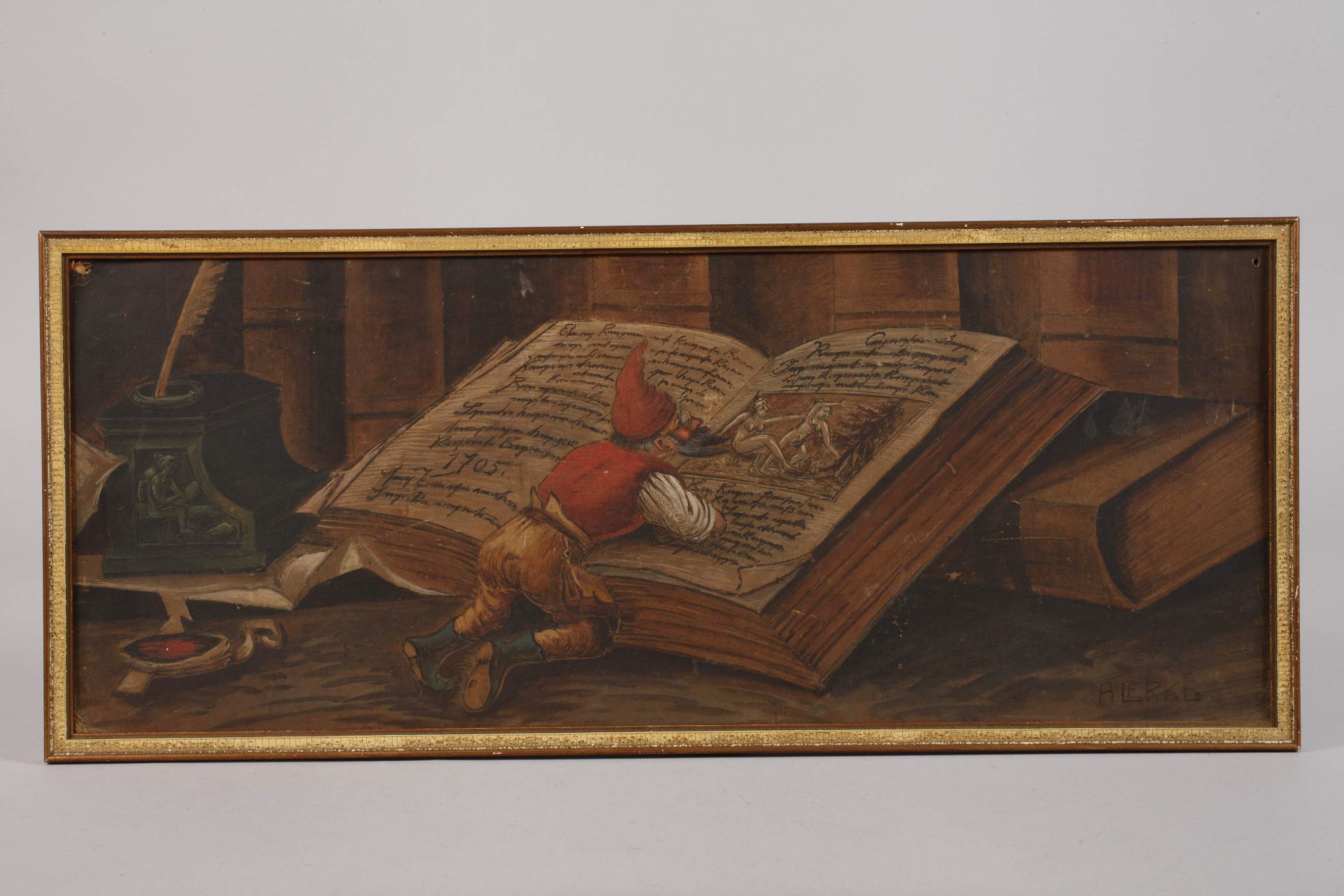 A. Lerke, Dwarf reading - Image 2 of 4