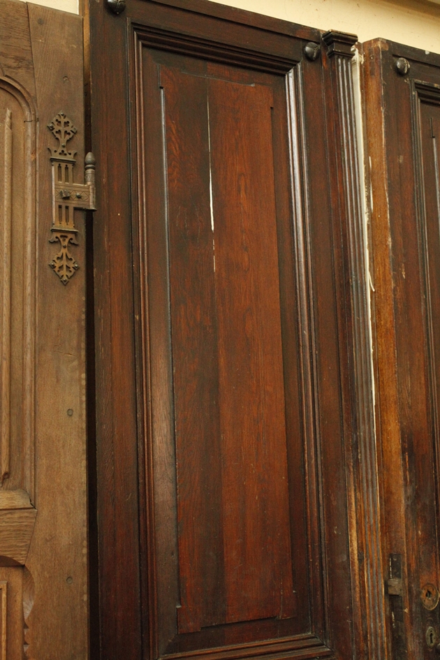 Pair of Historicist salon doors - Image 4 of 15