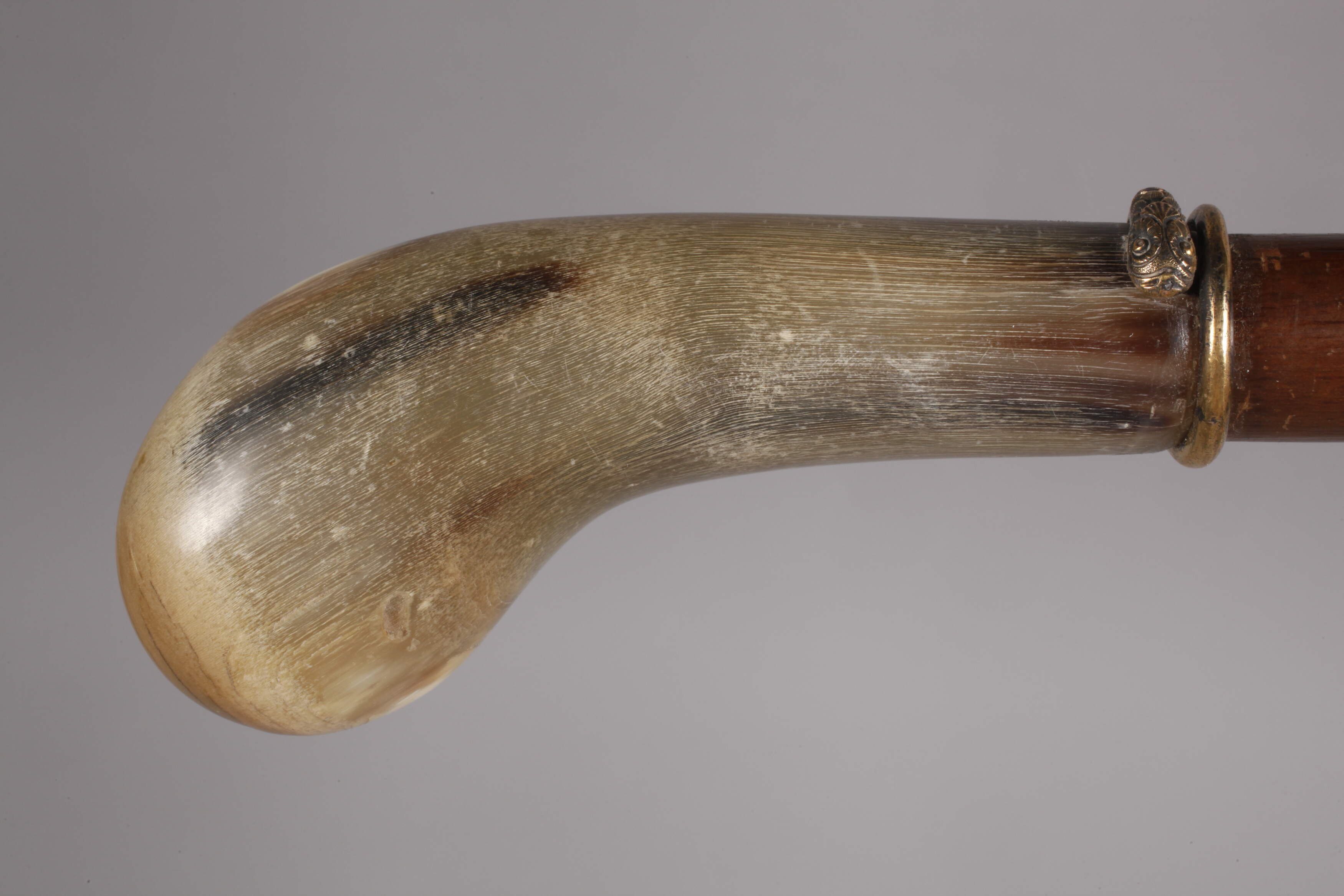 Walking stick horn - Image 3 of 6