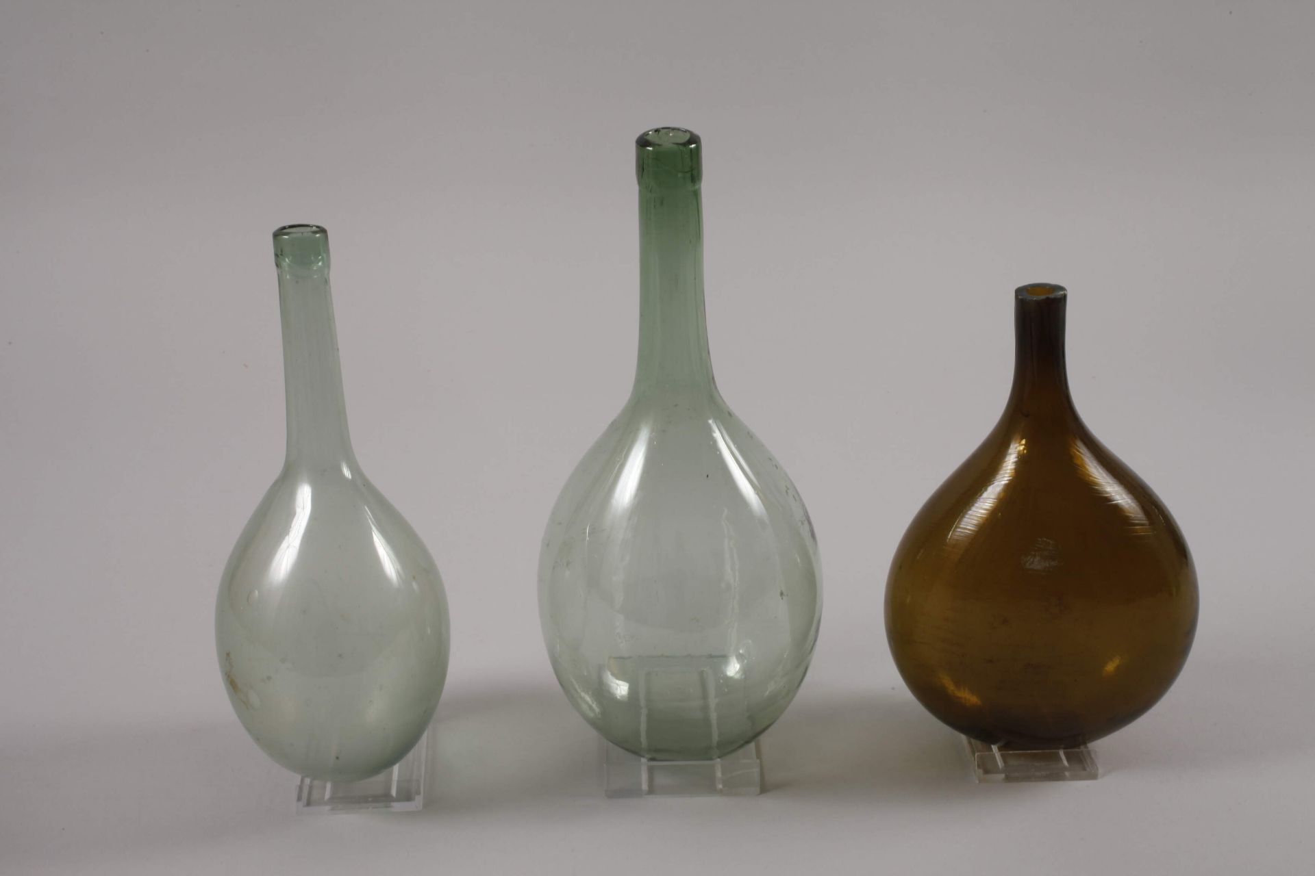 Nine historical glass bottles - Image 2 of 5