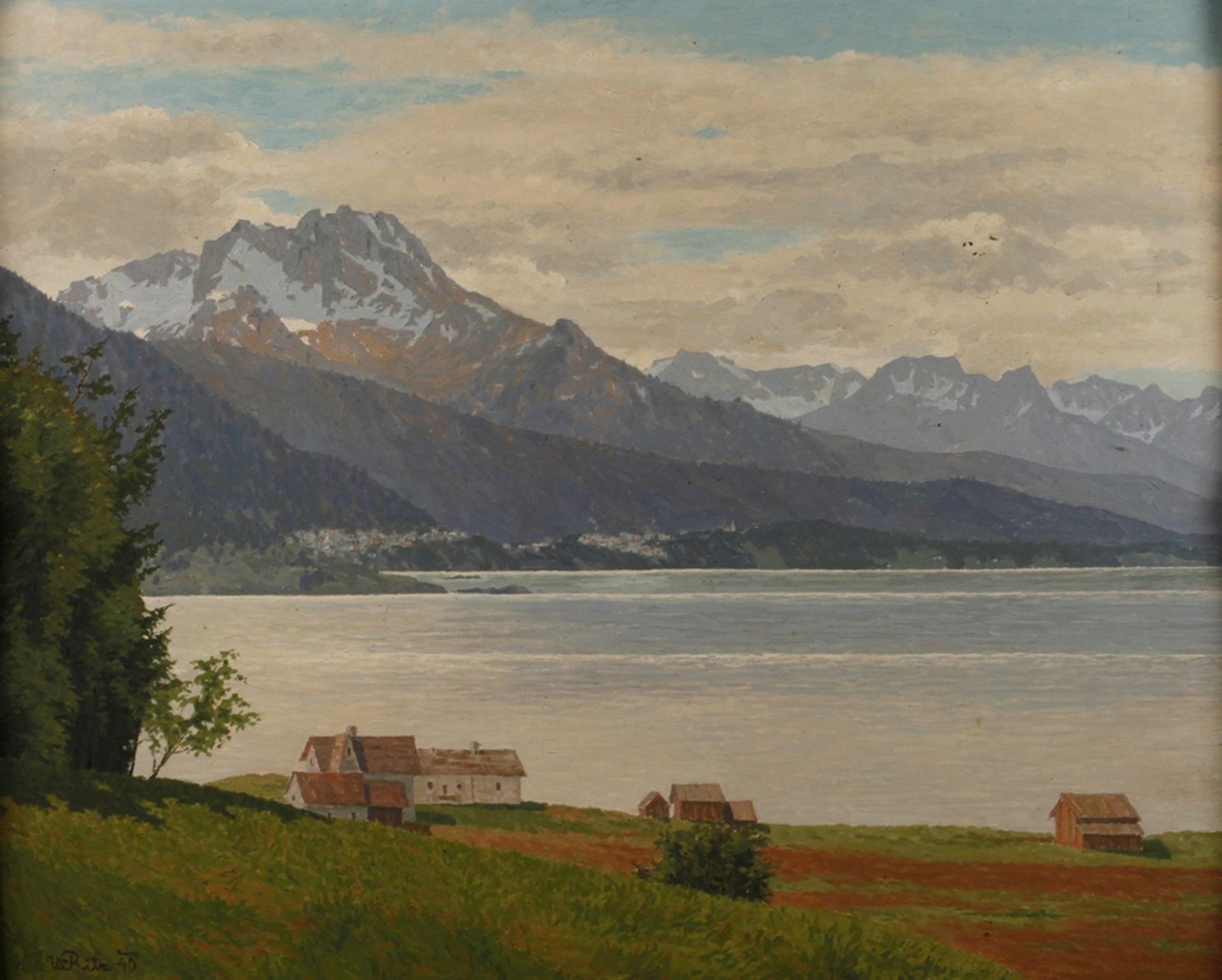 W. Ritz, Lake in the Alps