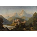 Kloster in alpiner Landschaft