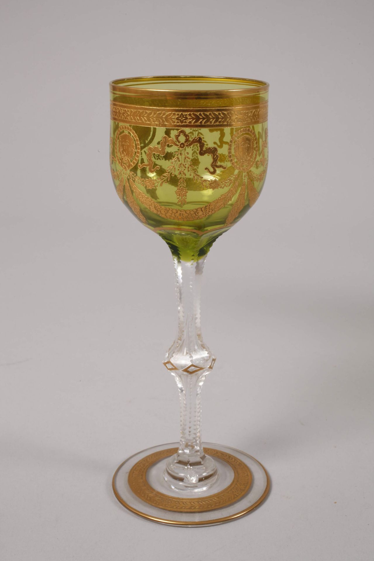 Six wine goblets - Image 2 of 4