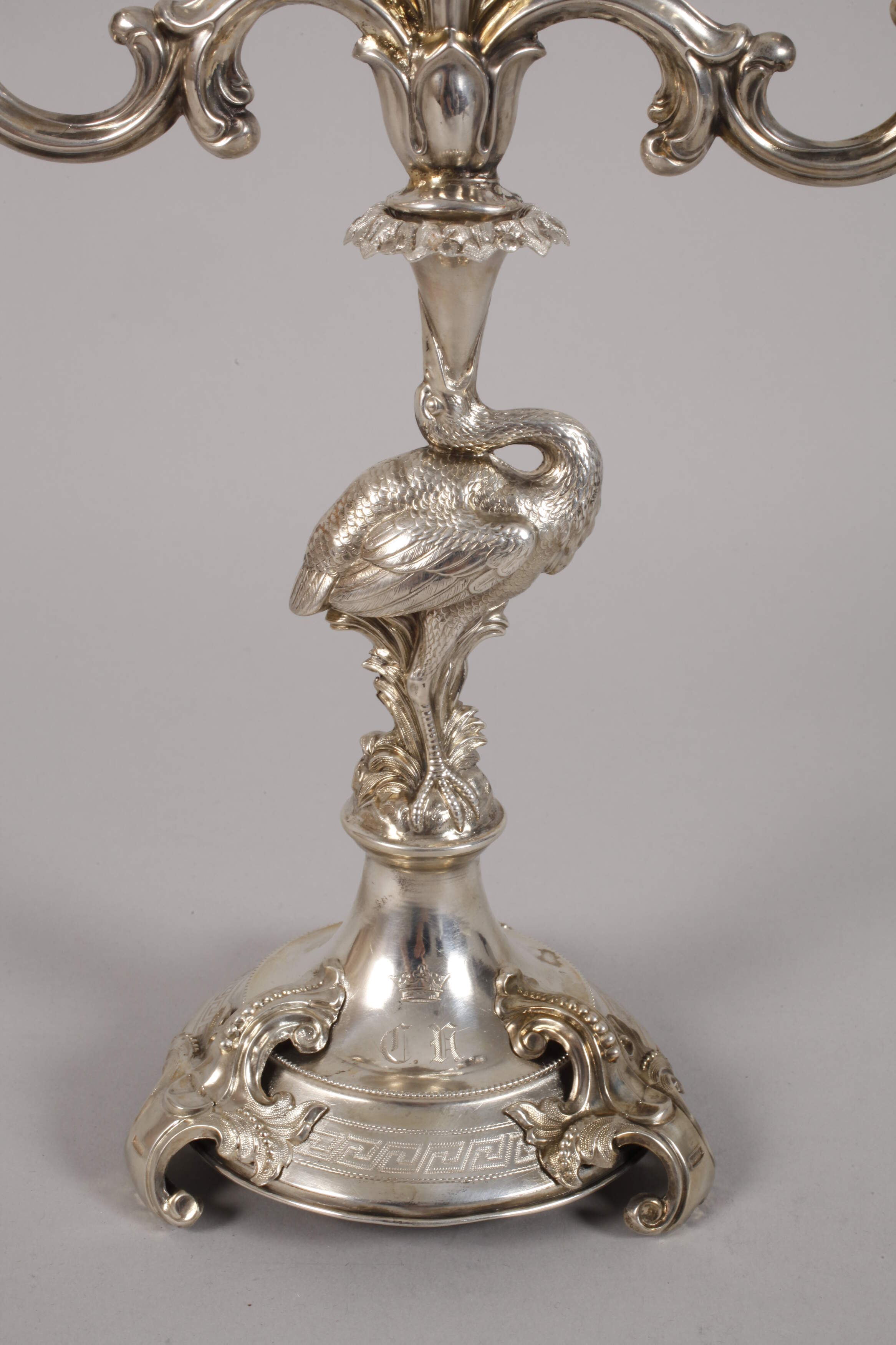 Pair of candlesticks silver - Image 3 of 5