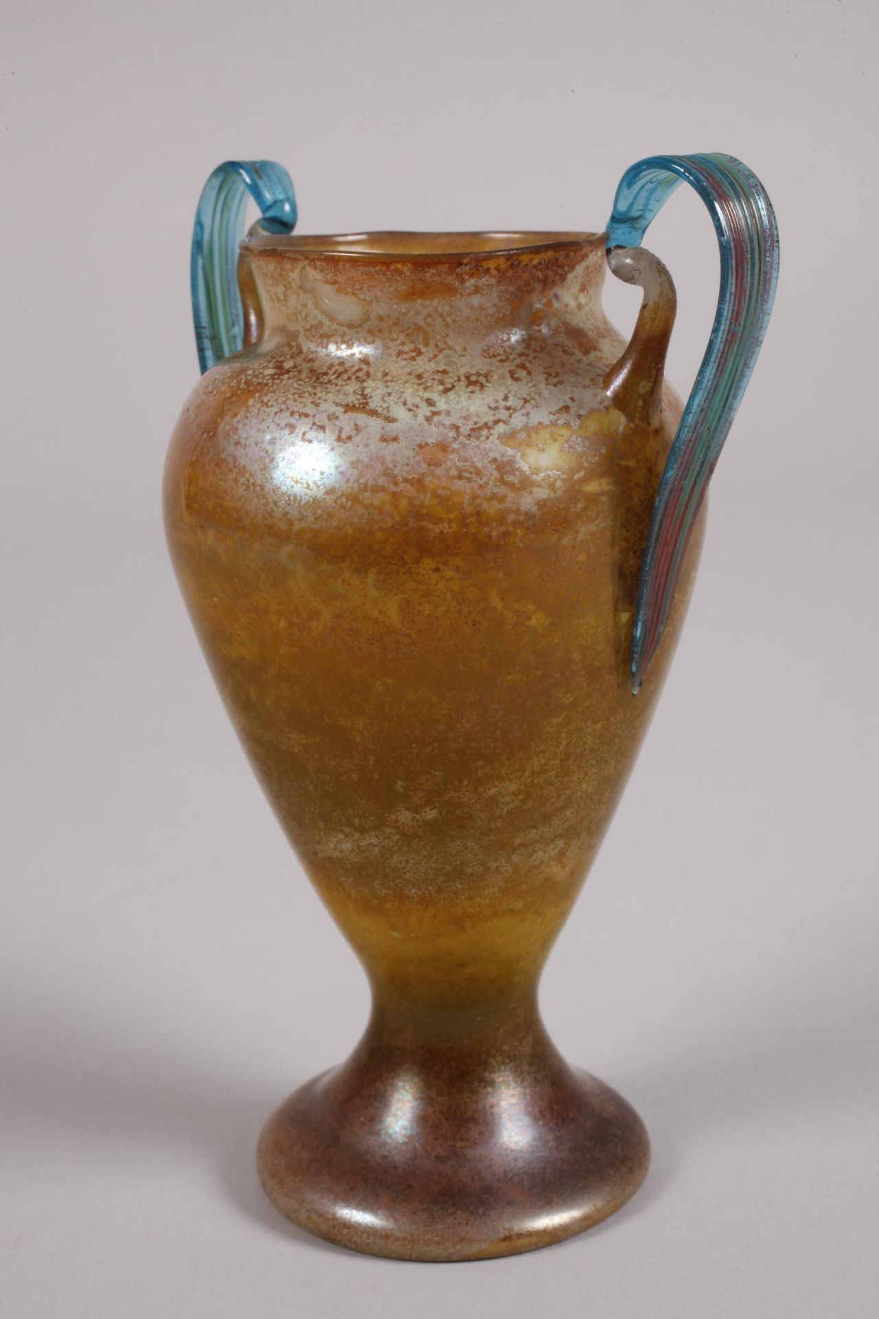 Small amphora vase with reduction painting - Image 3 of 4