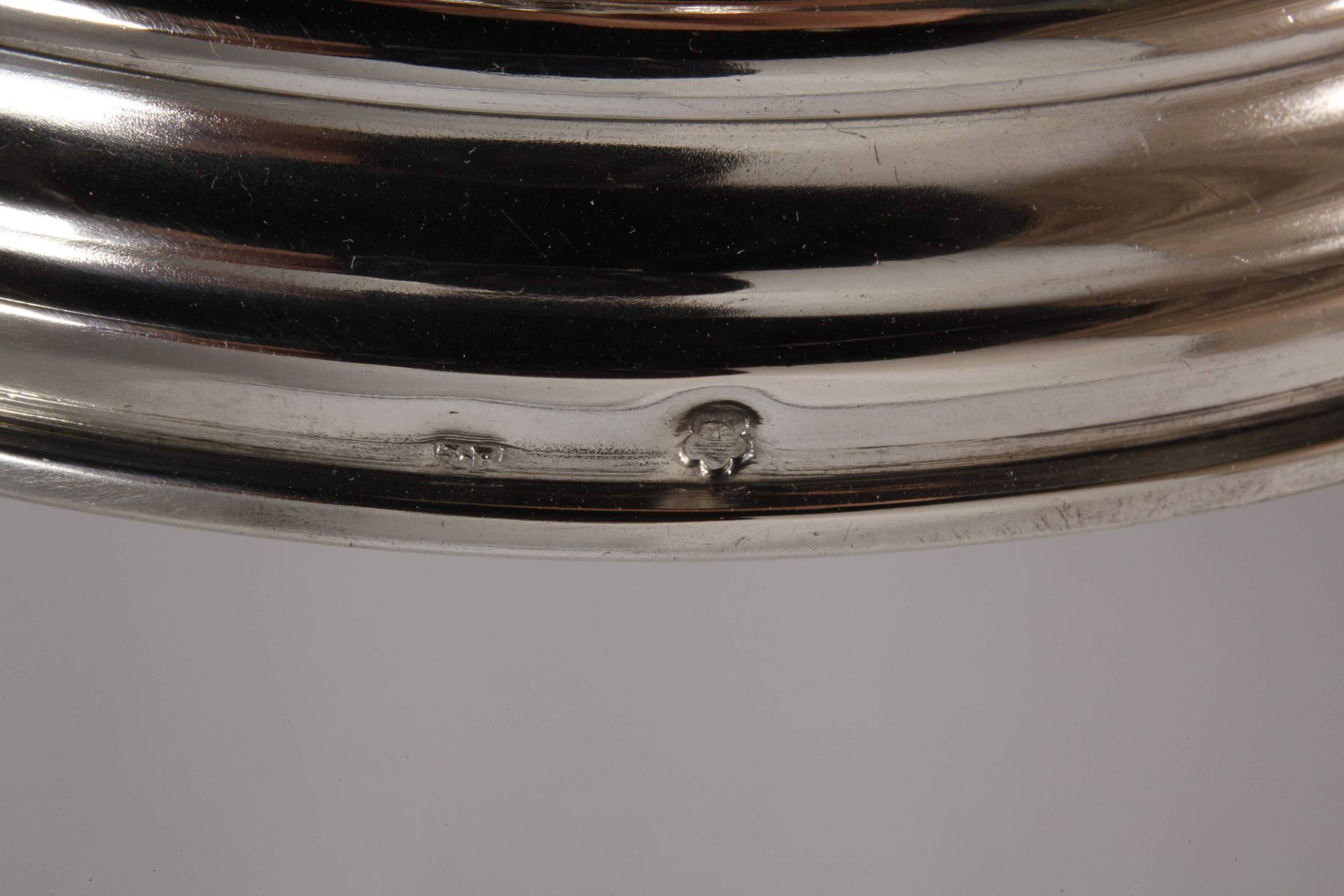 Pair of Biedermeier candelabra silver - Image 3 of 5