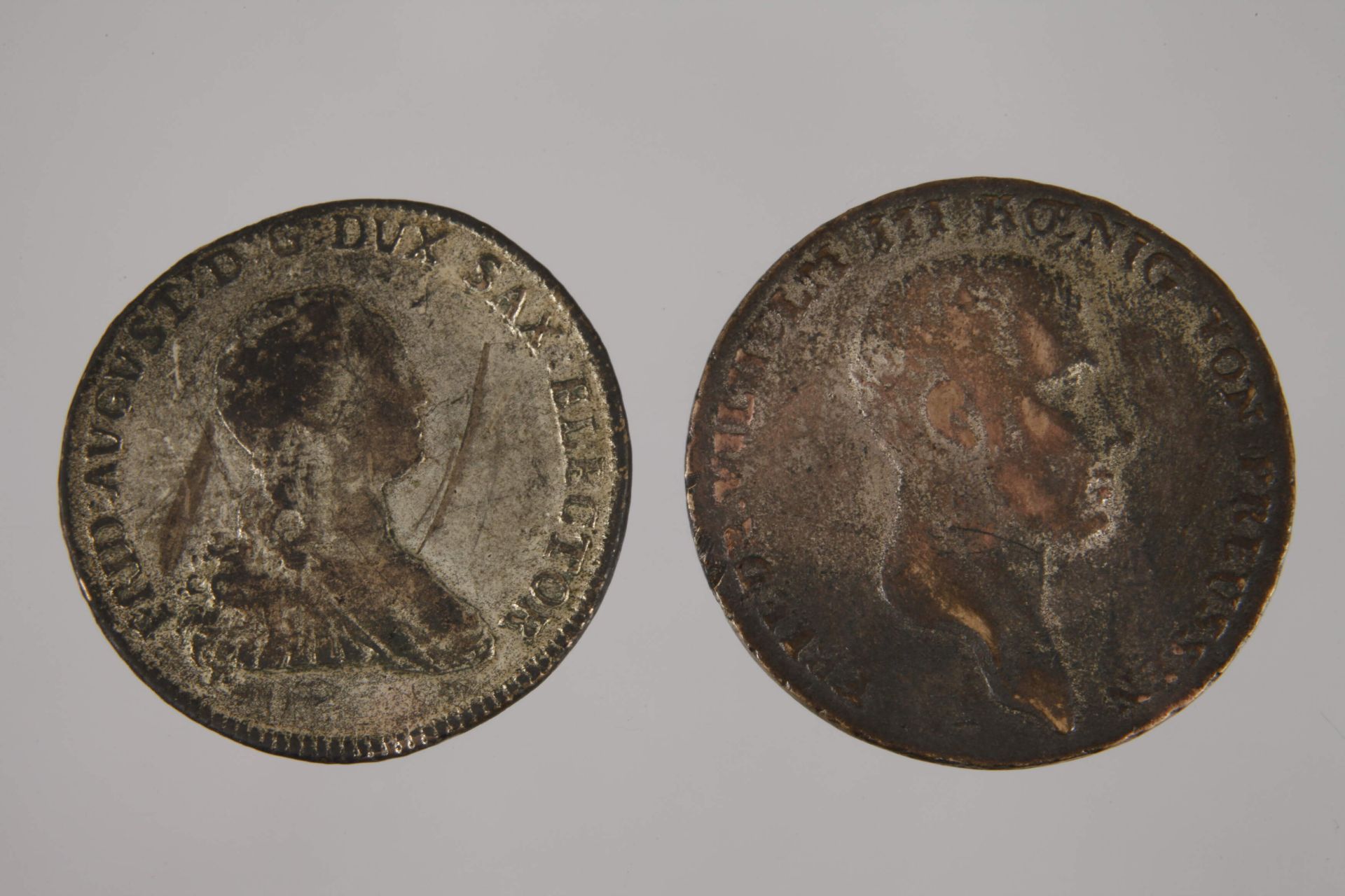 Three coins Saxony, Prussia, Africa - Image 3 of 5