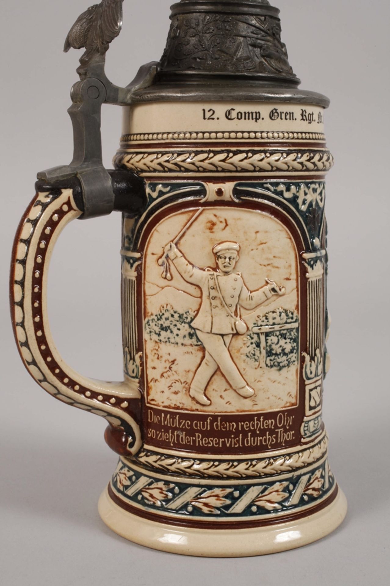 Reservist mug Grenadier Regiment 1 Königsberg - Image 2 of 5