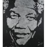 Erik Black Painting, Nelson Mandela