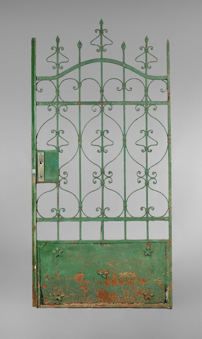 Wrought iron garden gate