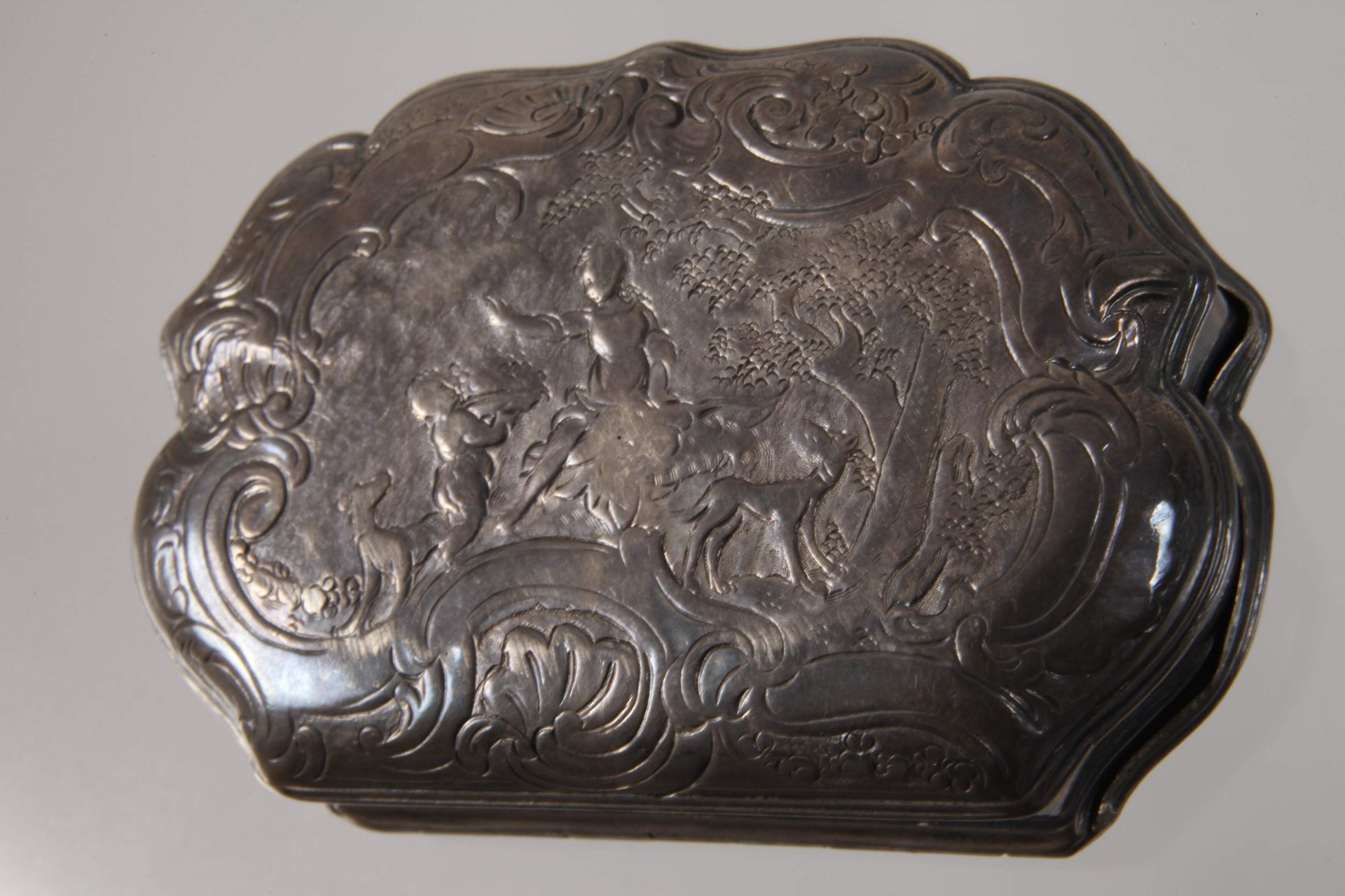 Baroque Tabatiere Silver Paris - Image 3 of 5