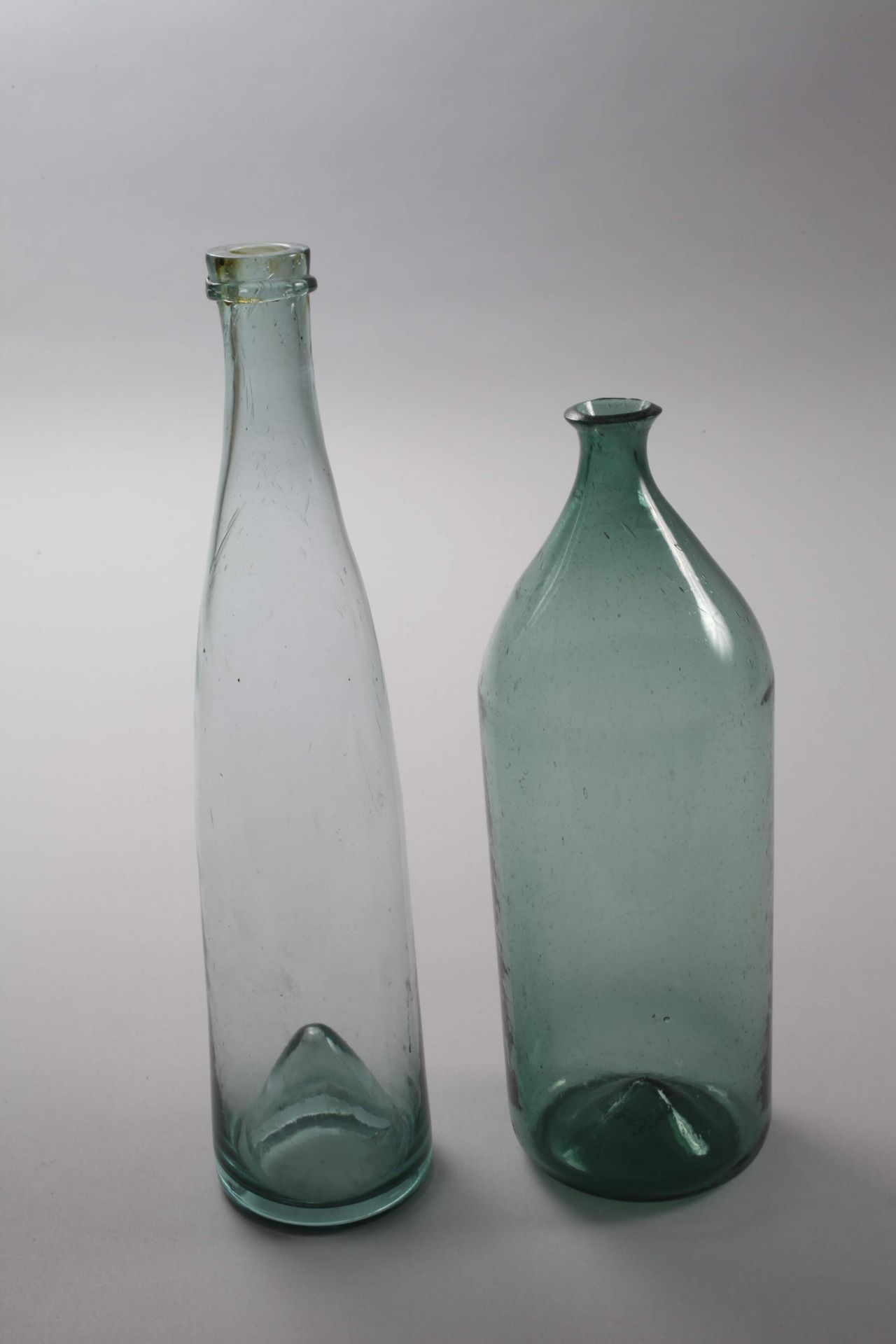 Nine historical glass bottles - Image 5 of 5