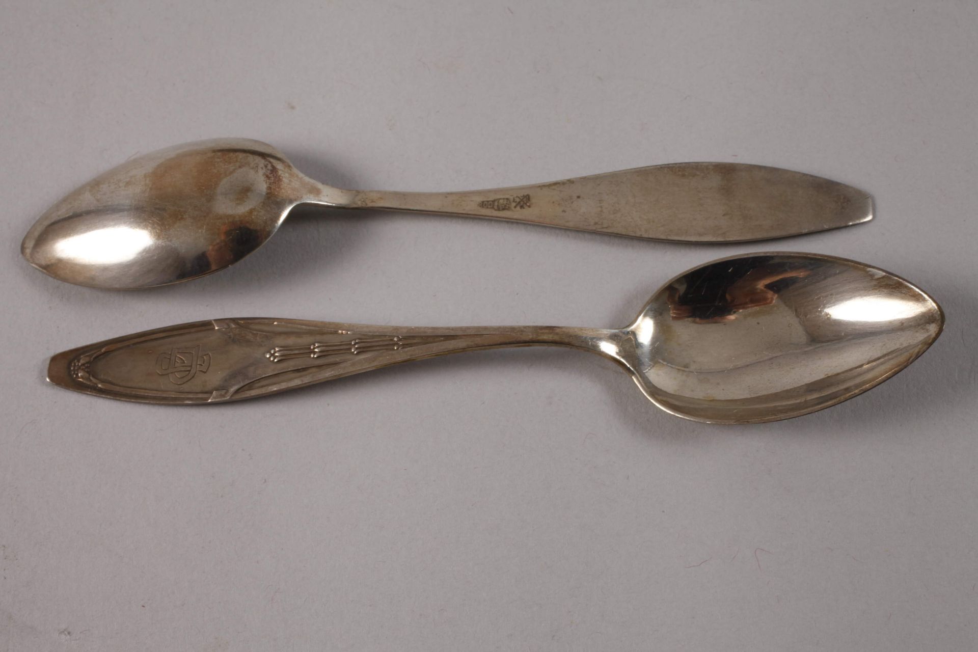 Silver six coffee spoons - Image 2 of 4