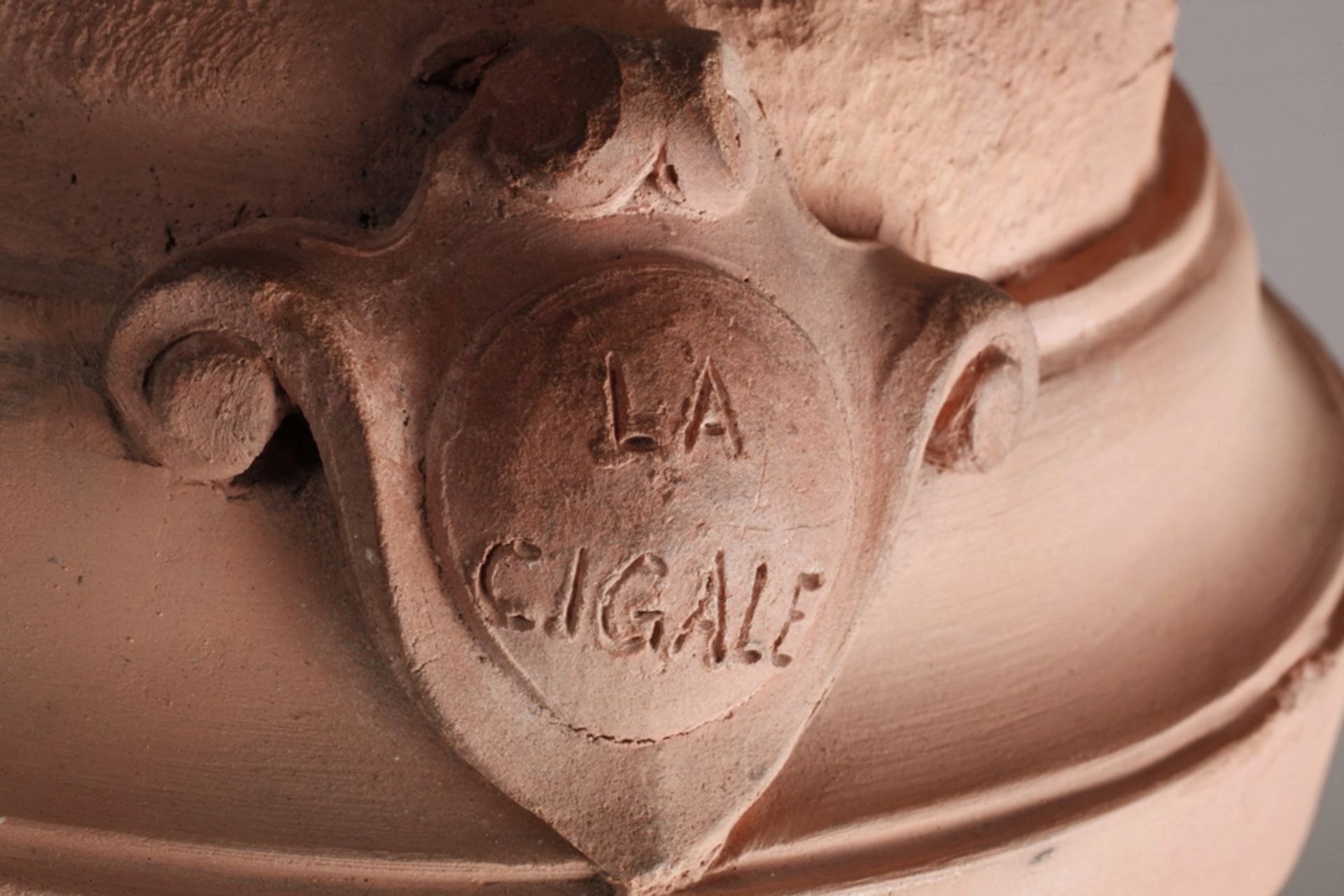 Henry Weisse, terracotta figure "La Cigale" - Image 7 of 9