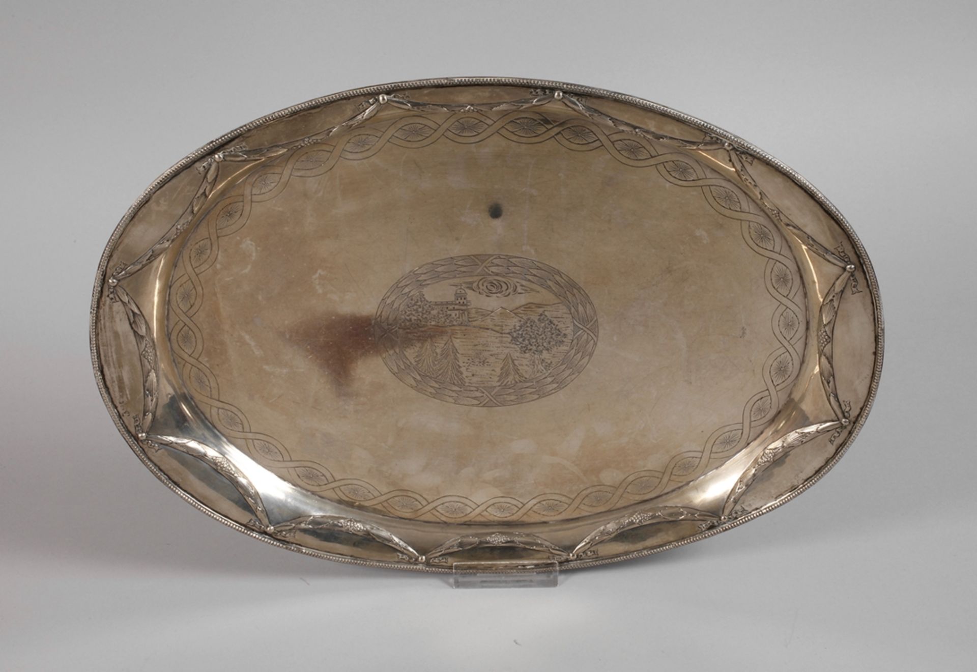 Silver tray