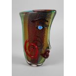 Gilde Glass Art Gesichtervase