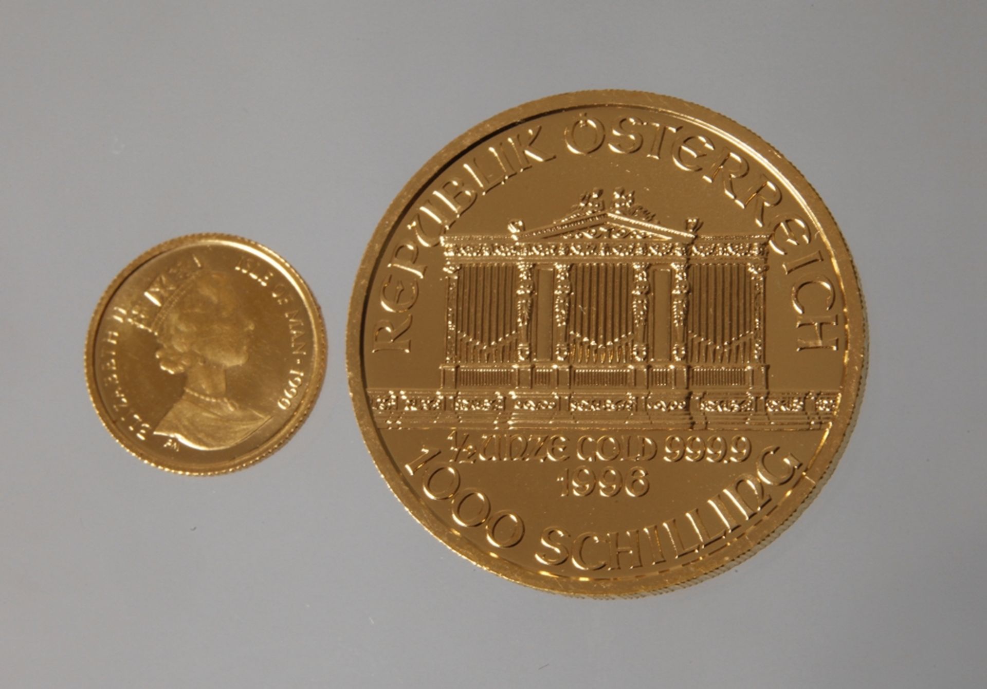 Two gold coins