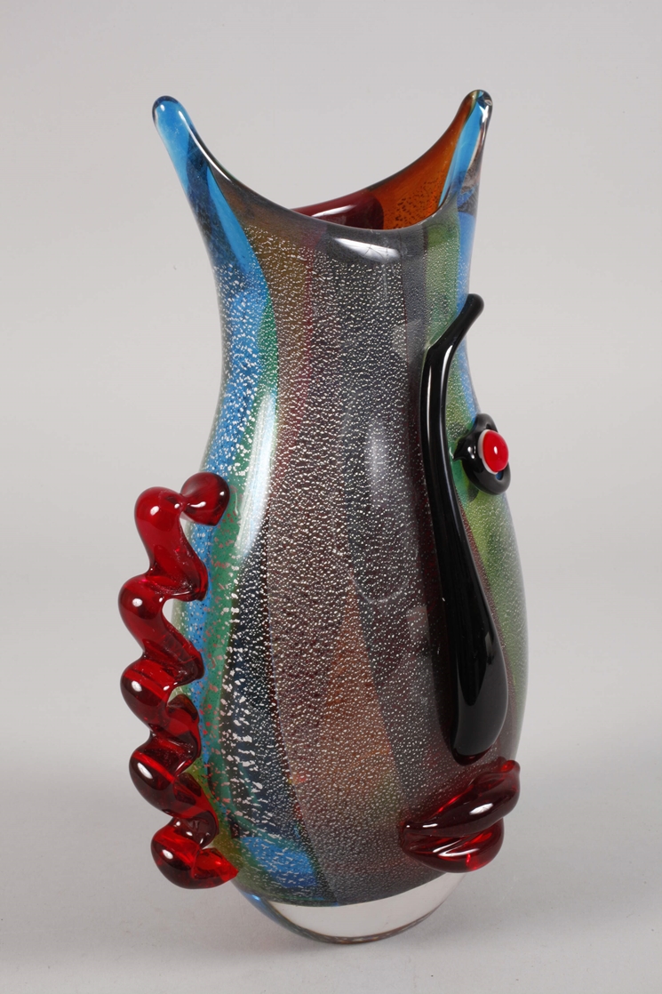 Gilde Glass Art Face Vase - Image 2 of 3