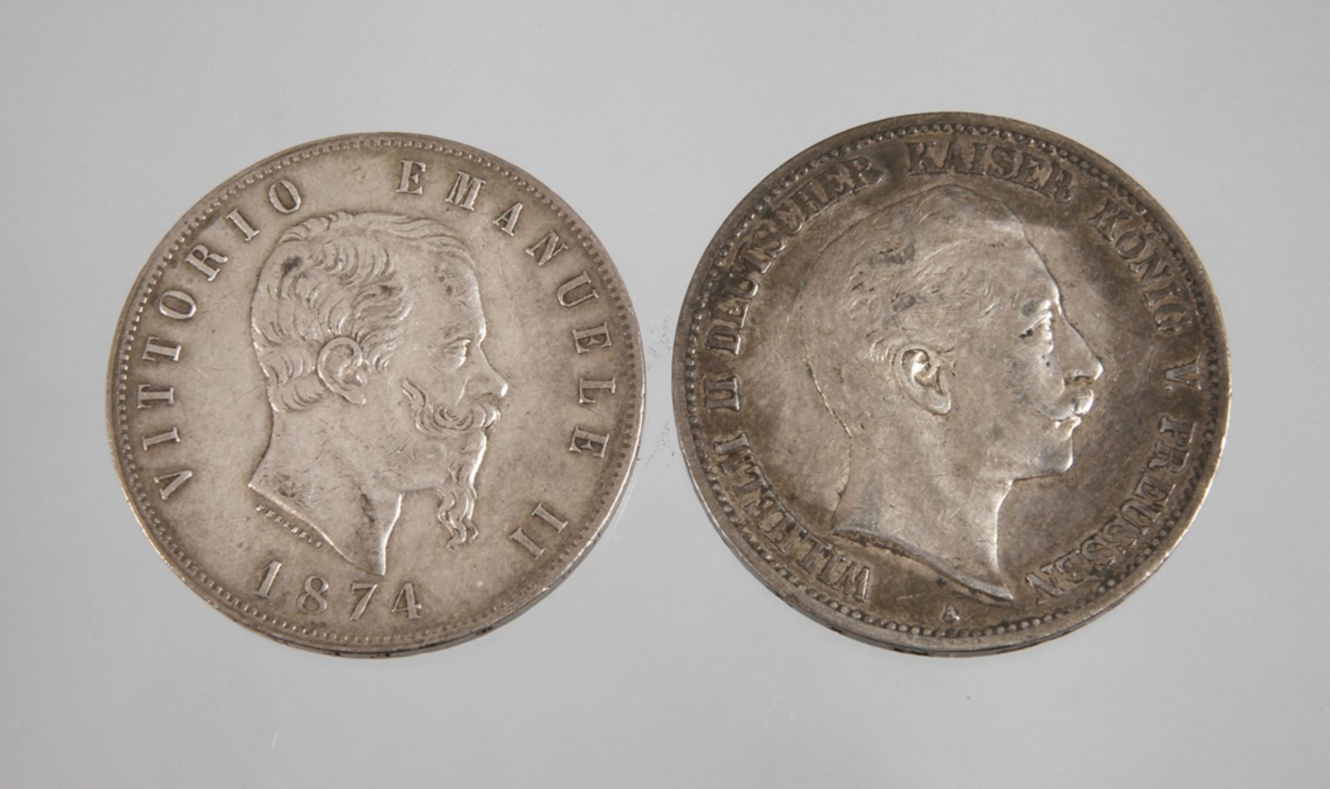 Two silver coins
