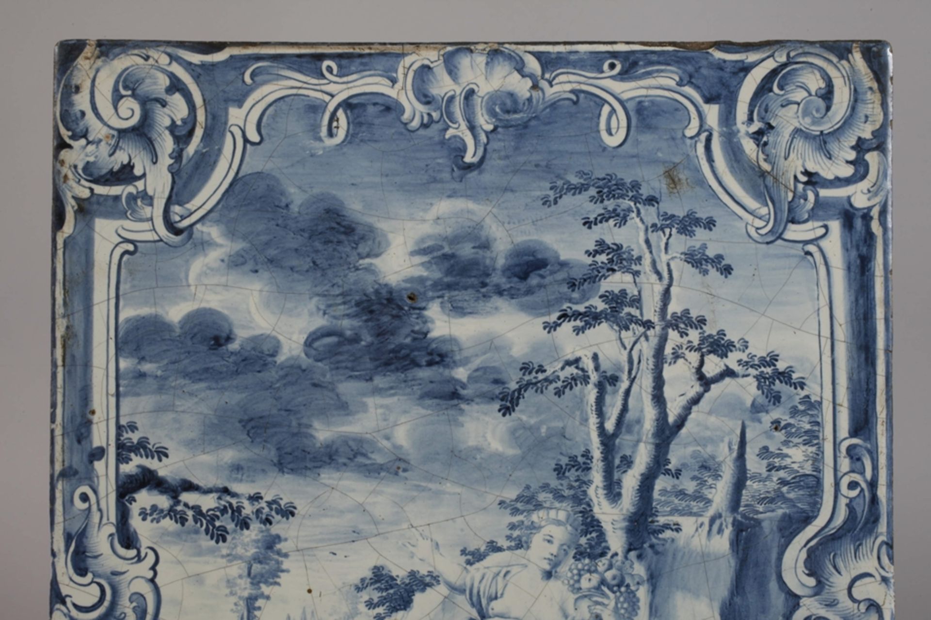 Große barocke Wandfliese - Bild 3 aus 5