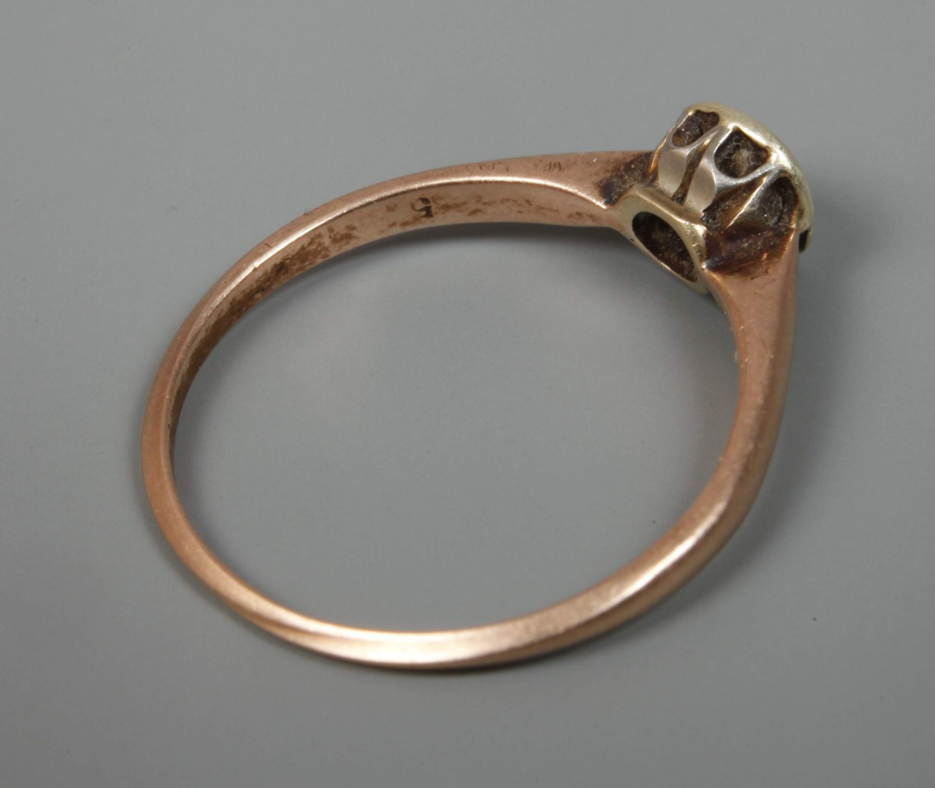 Women's ring with old-cut diamond - Image 3 of 3