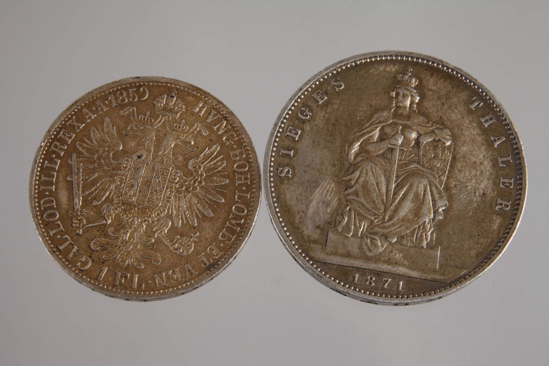 Two silver coins, Prussia and Austria - Image 3 of 3