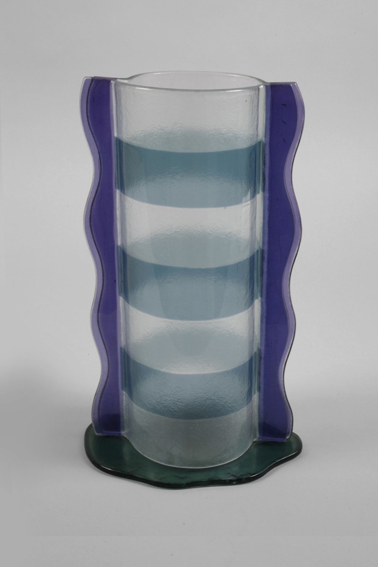Large vase of studio glass