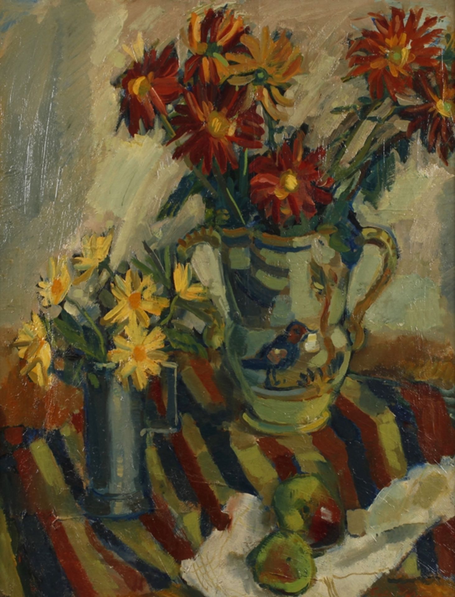 Expressive floral still life