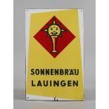 Emailleschild Sonnenbräu