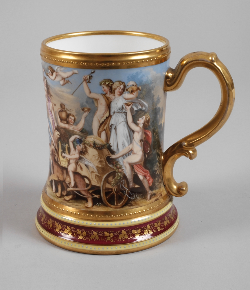 Pompous tankard in the old Viennese style