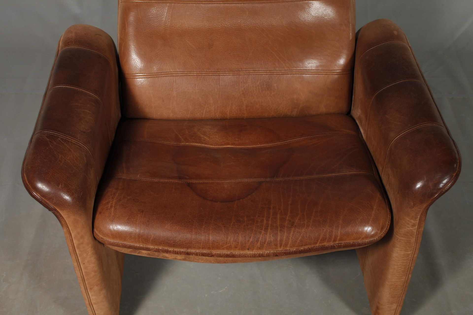 De Sede armchair and ottoman DS50 - Image 4 of 9