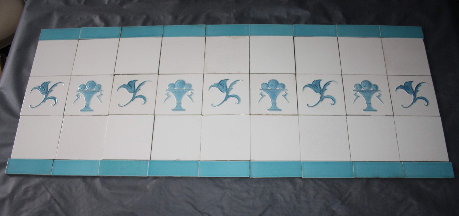 Convolute of wall tiles Art Deco - Image 5 of 7