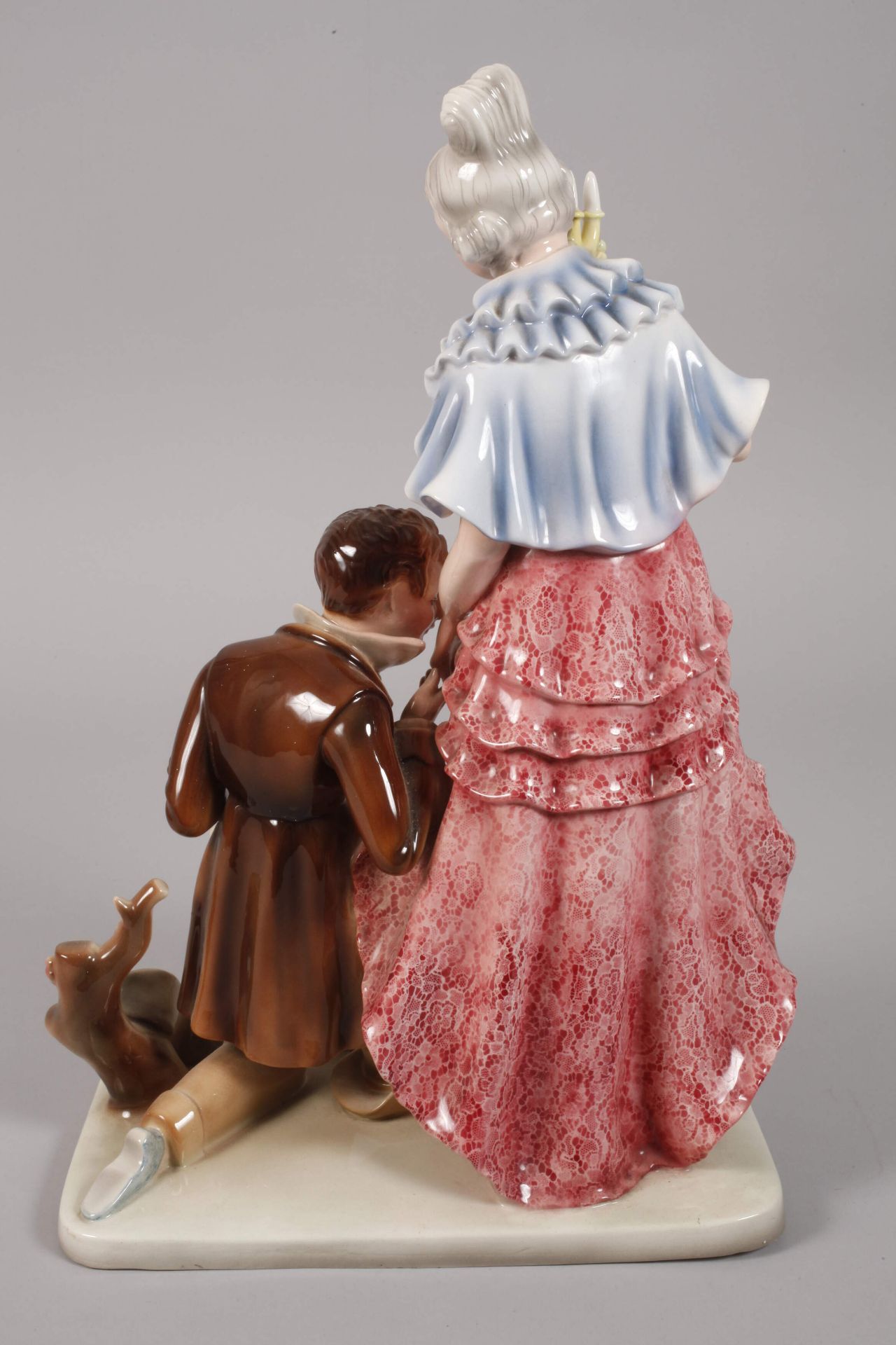 Goldscheid figurine "The kiss on the hand" - Image 4 of 6