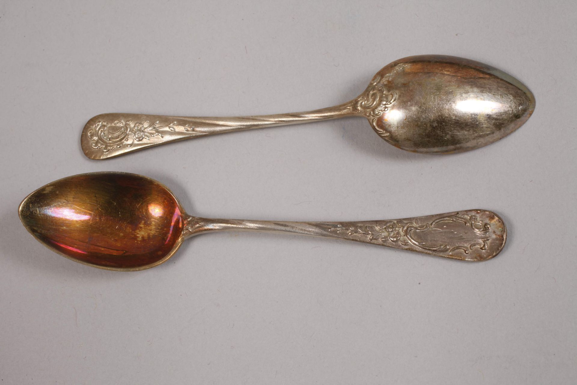 Twelve silver spoons Historicism - Image 2 of 4