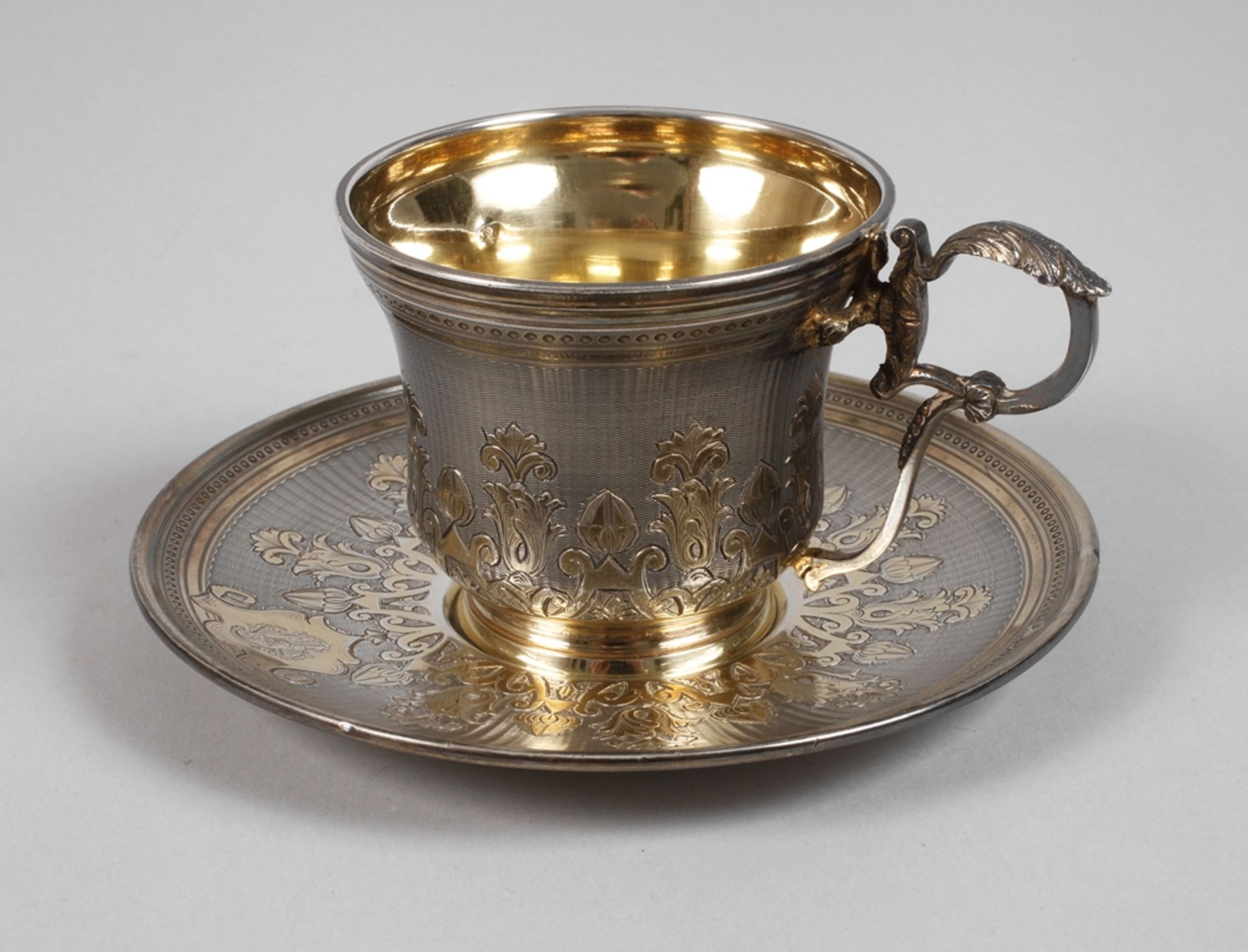 France silver cup from nobility