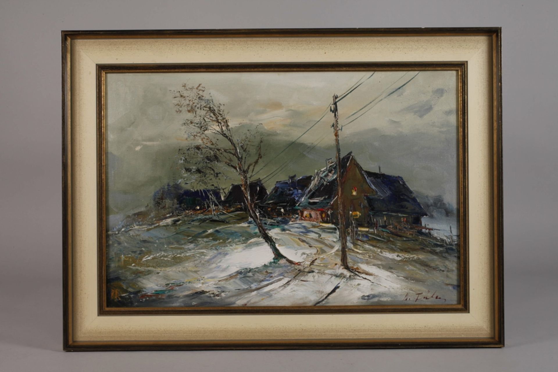 Manfred Feiler, "Winter im Obervogtland" - Image 2 of 4