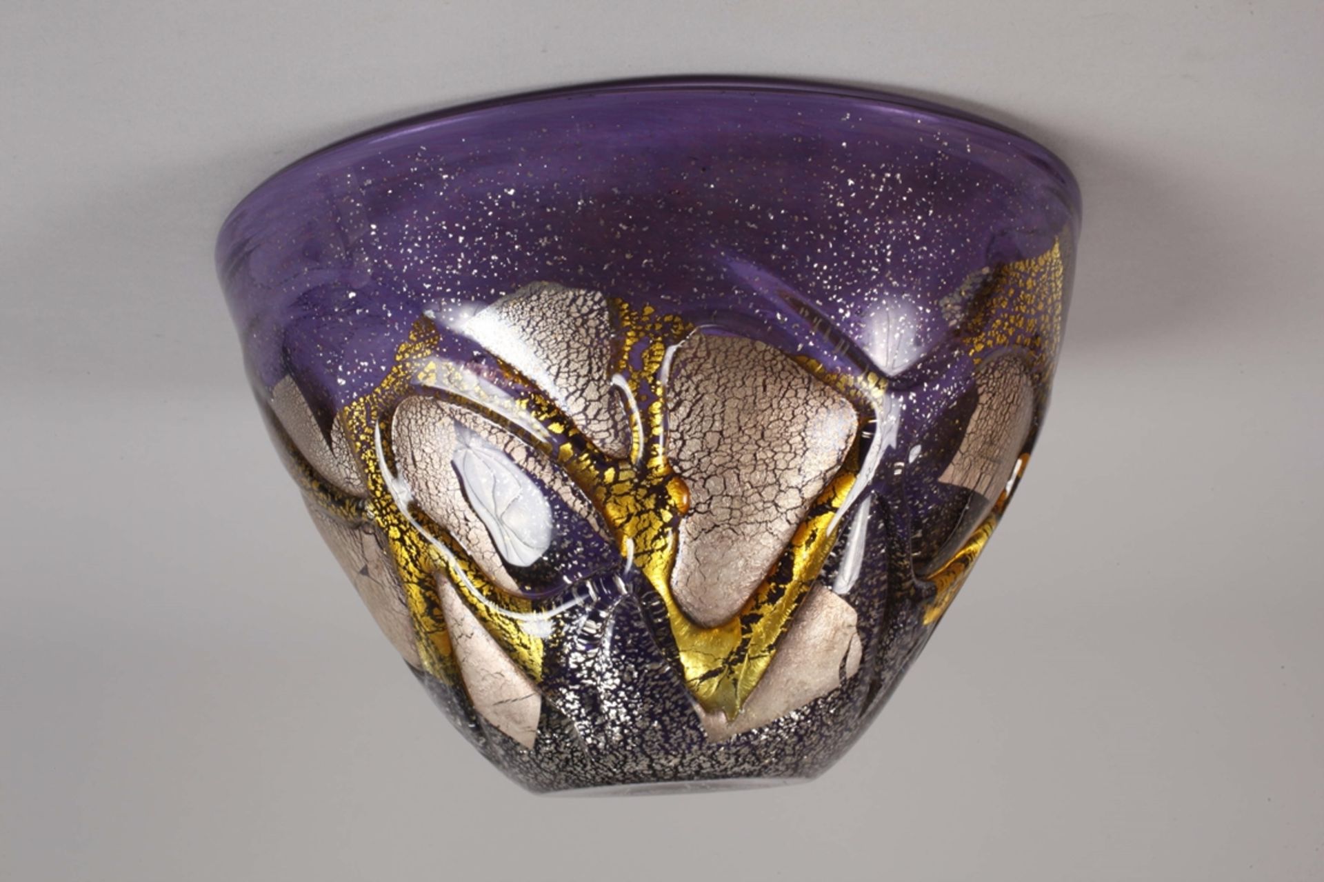 Mihai Topescu bowl studio glass - Image 2 of 5