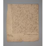 Brief Friedrich II., König in Preußen