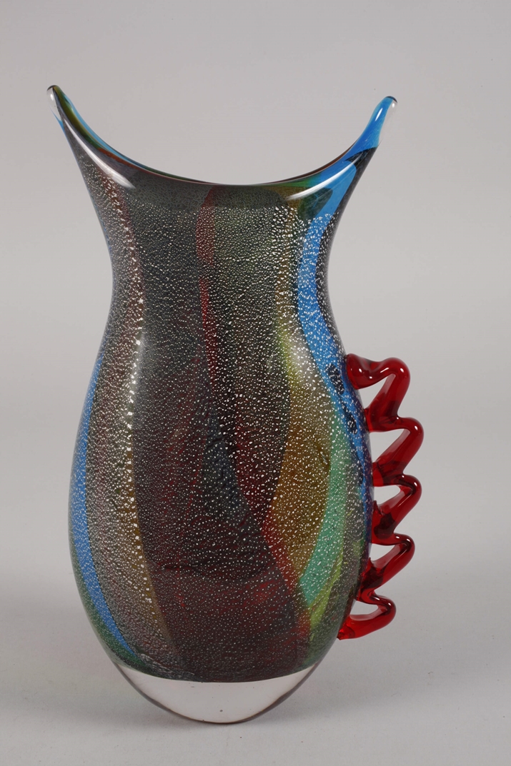 Gilde Glass Art Face Vase - Image 3 of 3