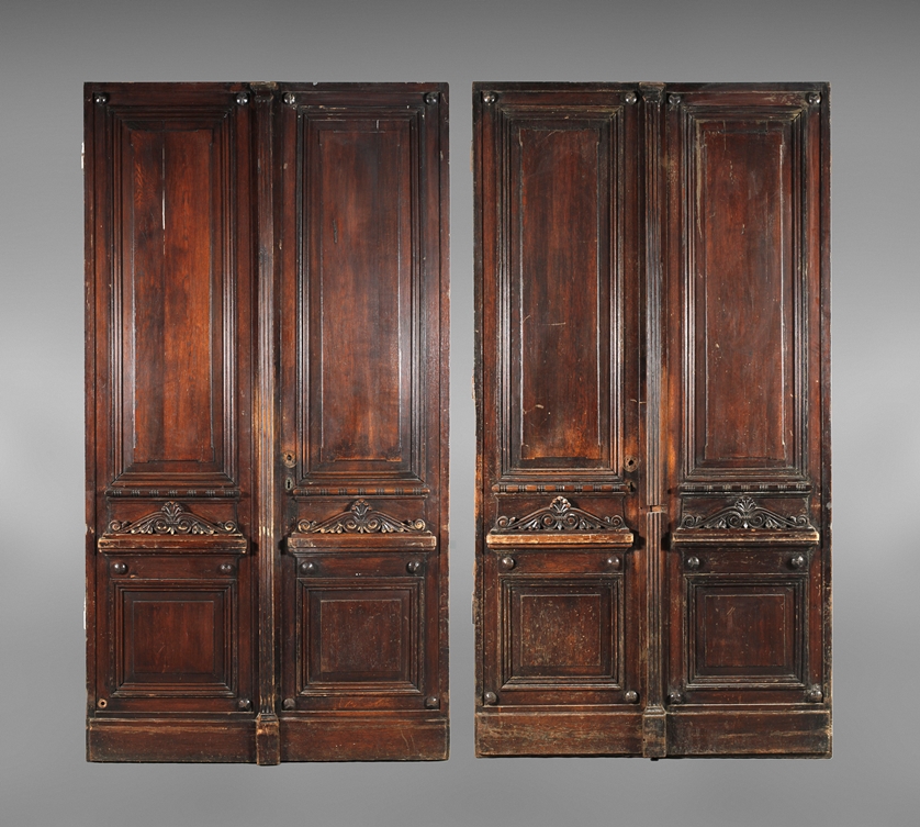 Pair of Historicist salon doors