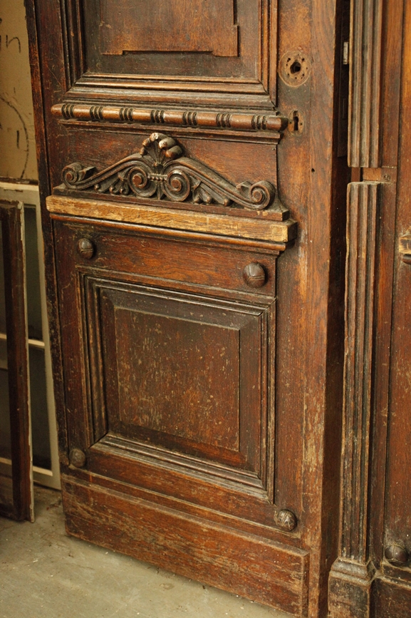 Pair of Historicist salon doors - Image 13 of 15