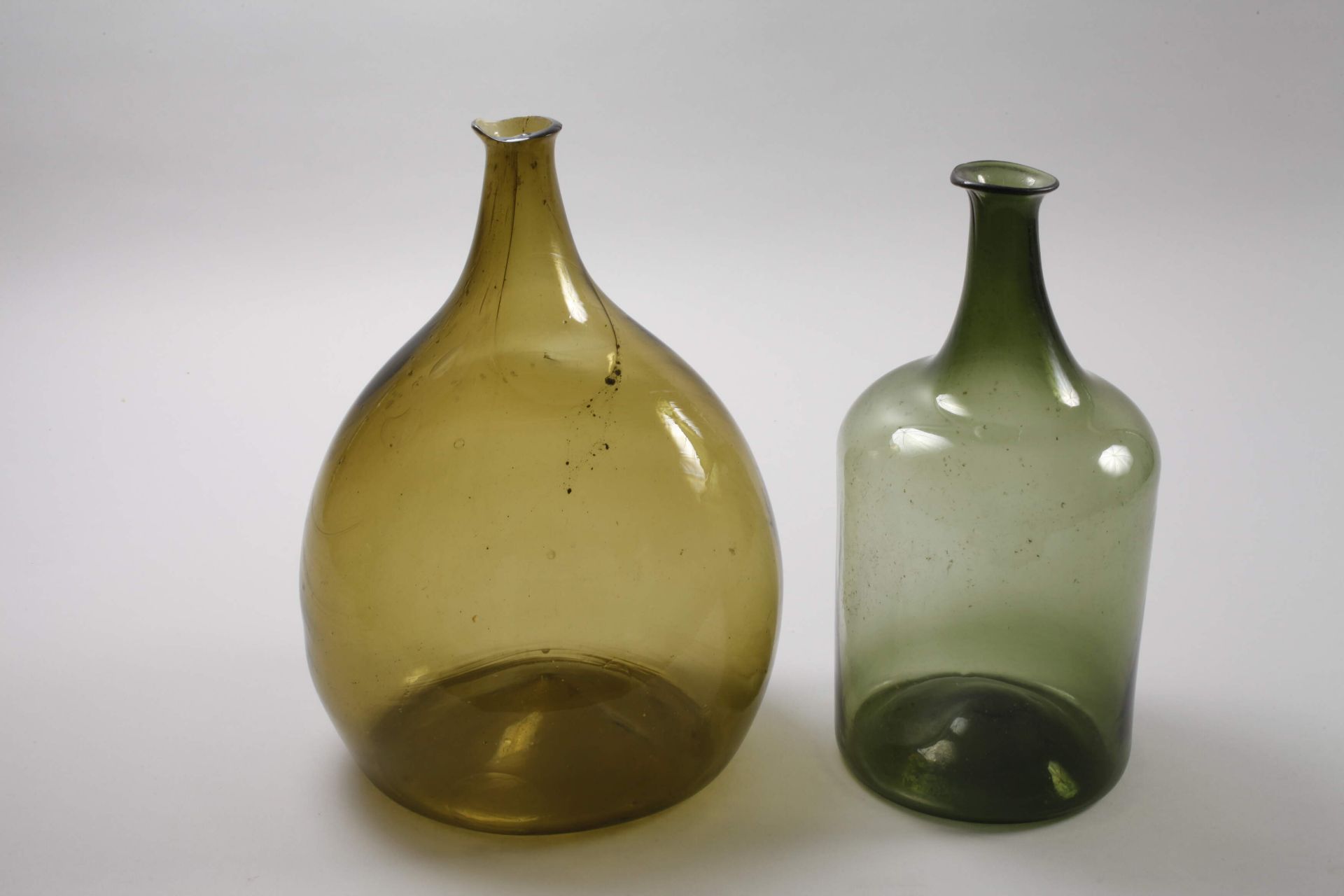 Nine historical glass bottles - Image 3 of 5